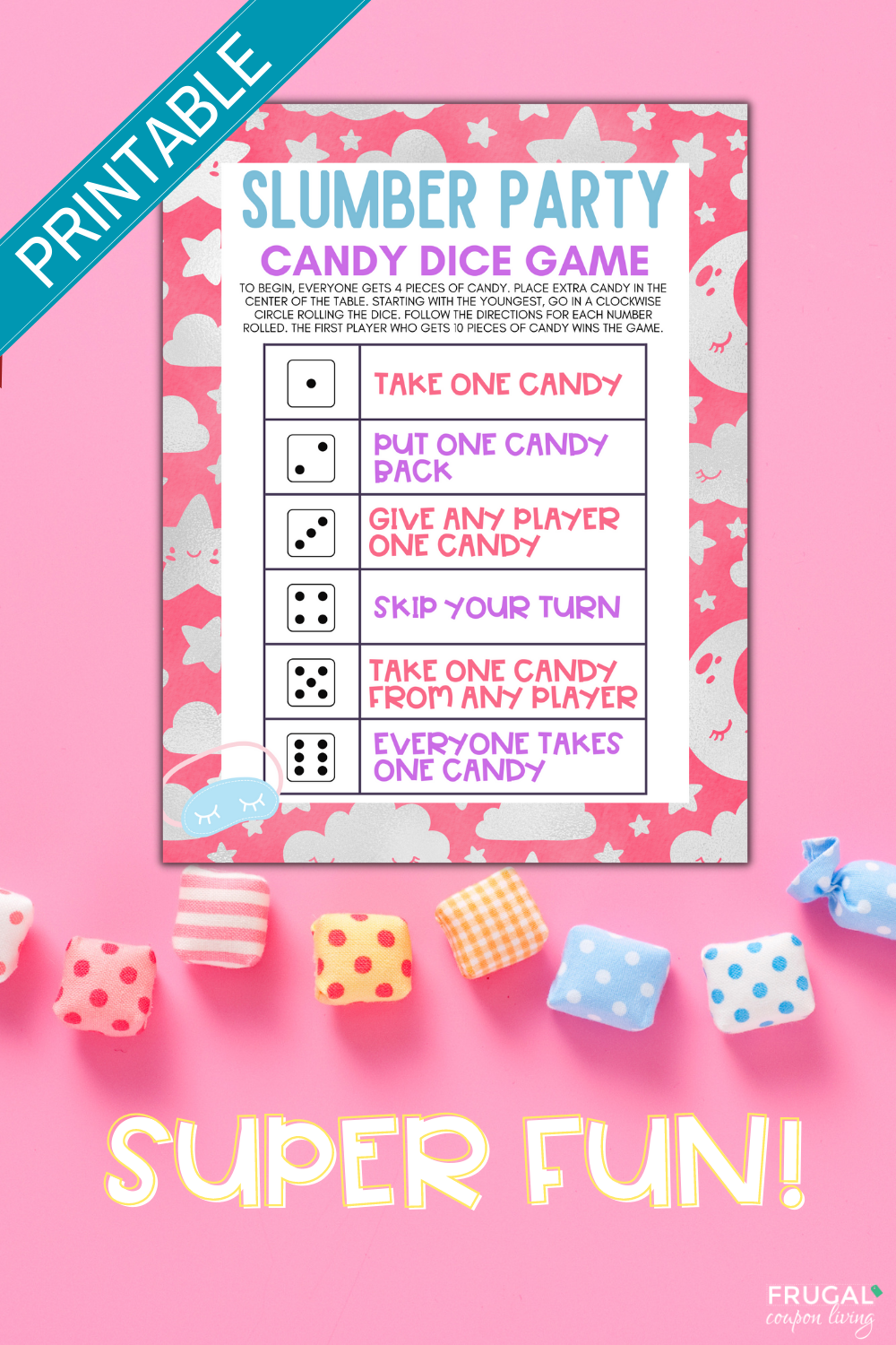 Sleepover Party Game Candy Dice Left Right Game - Any Occasions! – Frugal Coupon Living sleepover-party-game-candy-dice-left-right-game-any-occasions-frugal-coupon-living