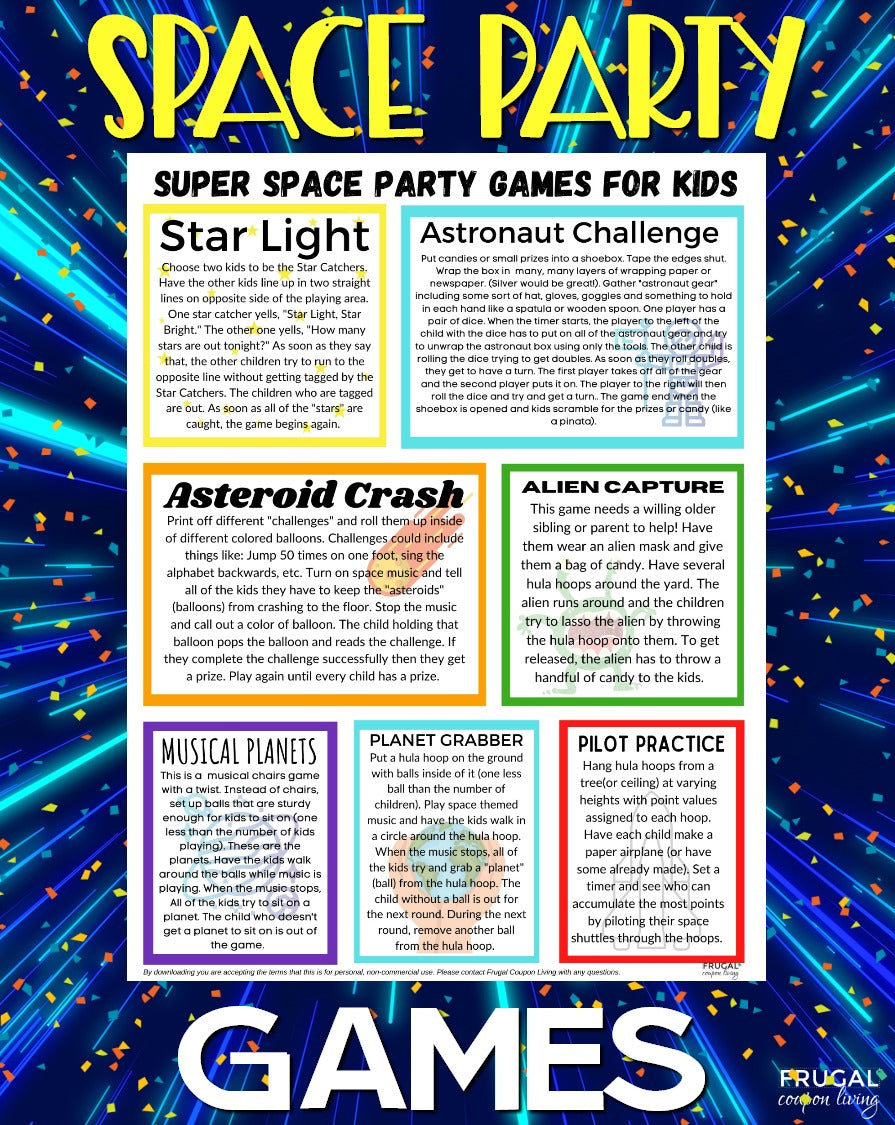 Space Party Games