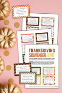 Thanksgiving Scavenger Hunt Riddles
