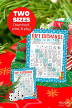 Load image into Gallery viewer, Christmas Gift Exchange Game with Two Dice