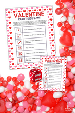 Load image into Gallery viewer, Valentine&#39;s Day Candy Dice Game