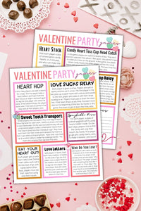 Valentine Party Game Bundle
